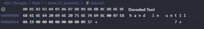 Hex Editor in VS Code