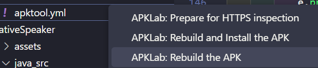 Rebuild APK