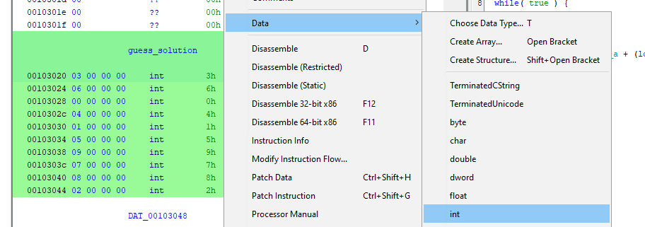 Renaming and Retyping in Ghidra